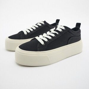 Athletic platform sneakers Zara Size 9